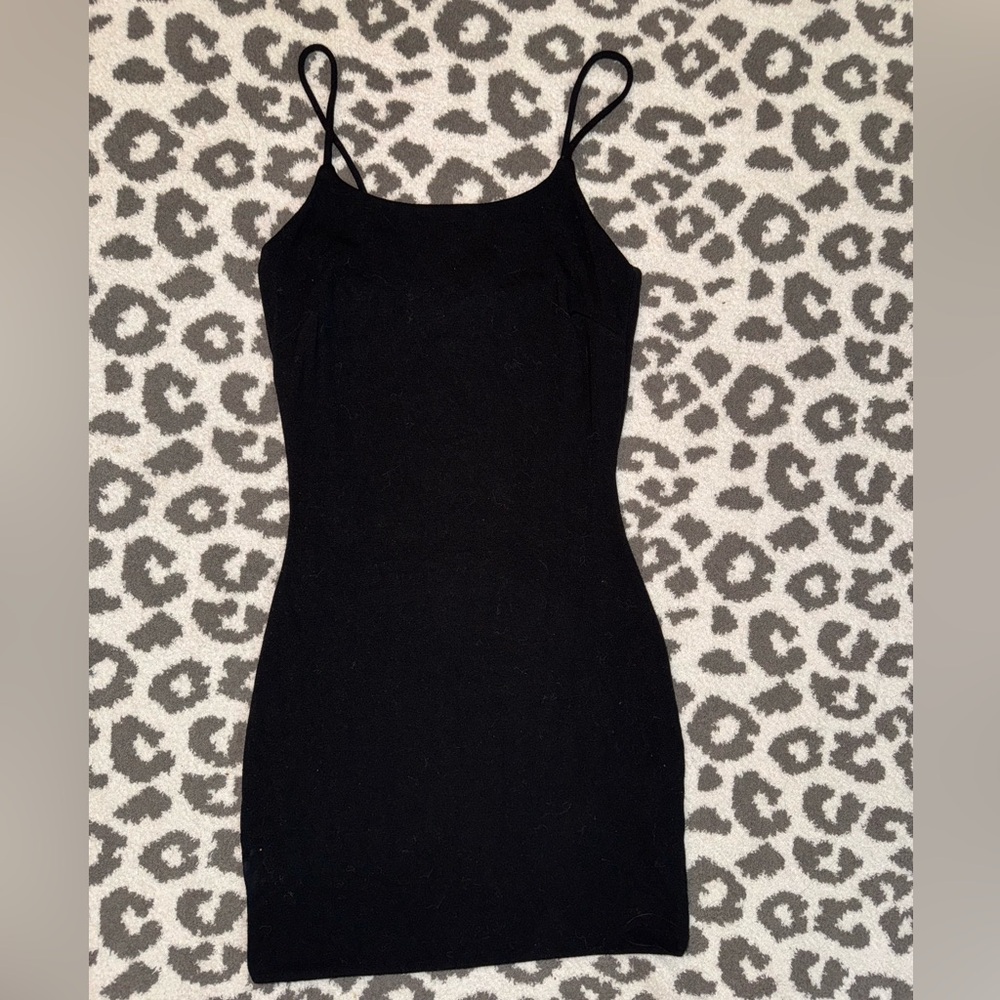 Black Spaghetti Strap Dress